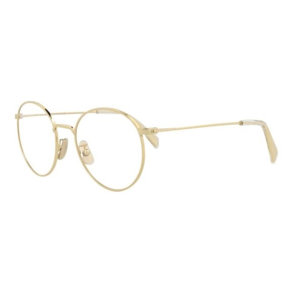 Celine Womens Round/Oval Gold Gold Transparent Fashion Designer Eyewear - Picture 1 of 4